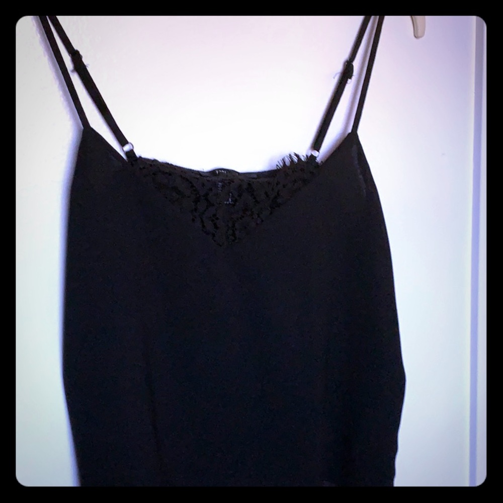 Cute sexy black lace cami from forever 21 size S